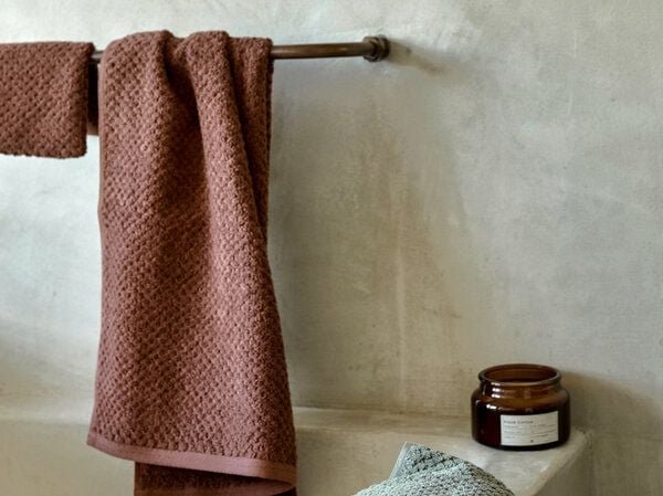 Duschtücher Dots 70x140 cm - 2 Stk - "Yumeko" aus Bio-Baumwolle