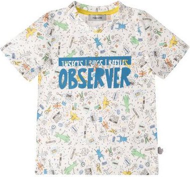 Marraine Kids T-Shirt aus Bio Baumwolle mit Alloverdruck