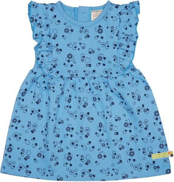 loud + proud Babys & Kinder Kleid aus Musseline Jersey mit Druck, GOTS-zertifiziert