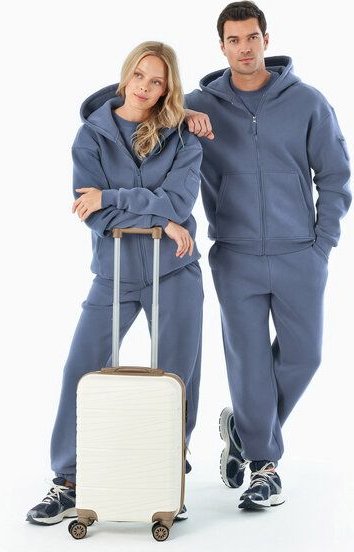 ORGANICATION JENNA | Essentials Travel Unisex Full Zip-Hoodie aus Bio-Baumwolle und recyceltem Polyester