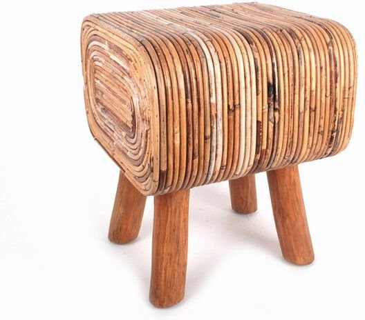 El Puente Hocker handgefertigt aus Holz