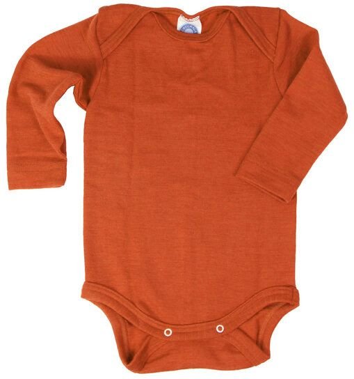 Cosilana Baby-Body Langarm Wolle Seide