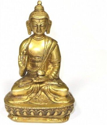 Just Be Messing Buddha Figur mit Mudra