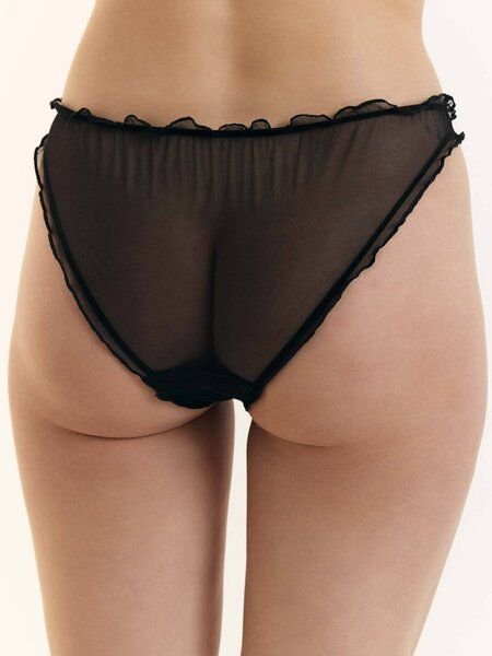 Thumbnail - erlich textil Iconic Mesh Slip mit Spitze aus reycyeltem Polyamid, made in Europe