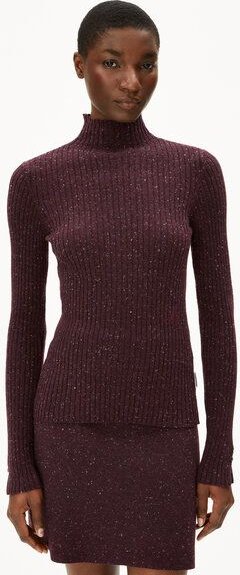ARMEDANGELS ALAANIA TWEED Damen Pullover aus recyclem Bio-Woll Mix