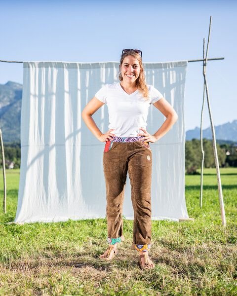 JUAdesign Cord Hose - GECKO-Cord Damen, stilvoll, zeitlos, gemütlich