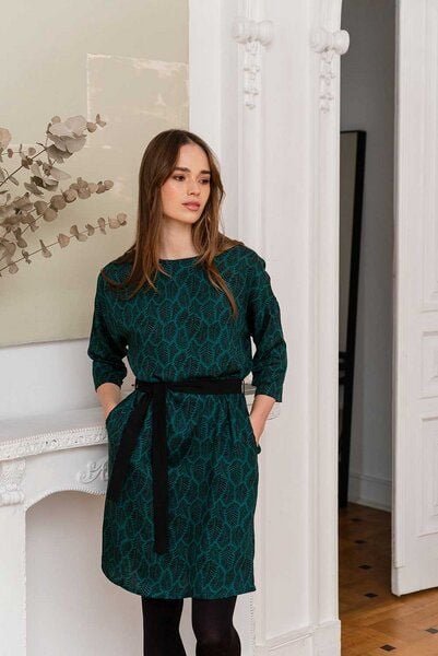 WiDDA berlin Kleid PURA petrol aus ECOVERO®