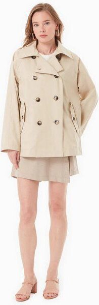 ORGANICATION Rock aus LENZING ECOVERO und Leinen