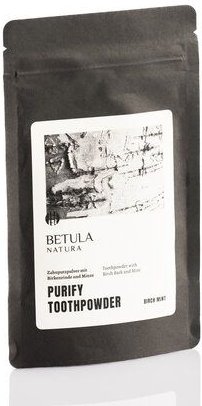BETULA NATURA Zahnpulver - mit Birkenrinde und Minze - Nachfüllpack