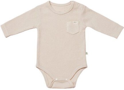Biorganic Waffle Smile Baby Langarmbody