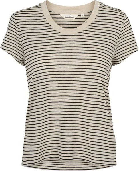 Basic Apparel T-Shirt ASHLY aus Bio-Leinen