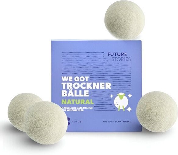 FUTURE STORIES Trocknerbälle aus 100% Schafwolle
