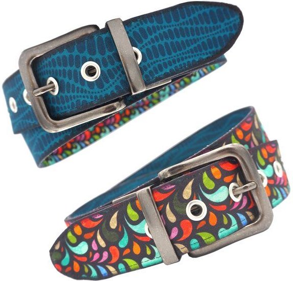 Seegarn - Gürtel / Wendegürtel SeeWelle 4cm