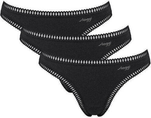 Thumbnail - Sloggi 3er Pack GO Crush String Bio-Baumwolle