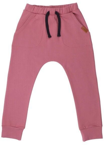 Jogginghose Kinder Bio-Baumwolle Pink - Walkiddy Deco Cherry, nachhaltig & allergikerfreundlich (GOTS-zertifiziert)