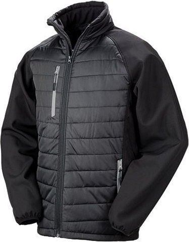 Thumbnail - Result Genuine Recycled Moderne recycelte Unisex Softshell-Jacke Mehrfarbig bis Gr. 4XL