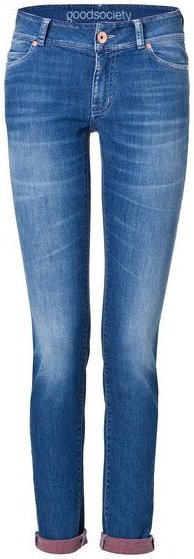 goodsociety Womens Slim Jeans Harrow Red Back