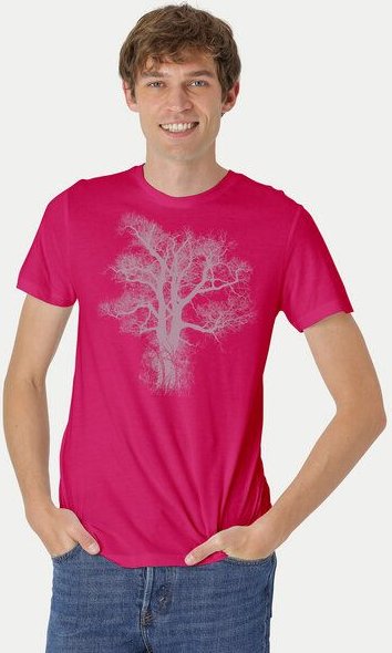 Peaces.bio - handbedruckte Biomode Bio-Herren-T-Shirt Chestnut