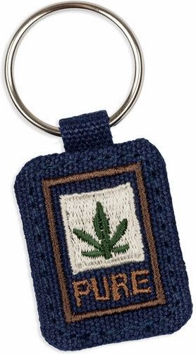 HF-0063 Hanf Schlüsselanhänger klein Hanf-Baumwolle-Mix von Pure Concept