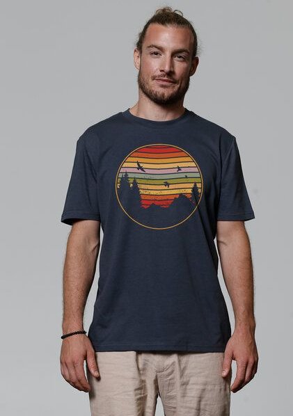 watapparel T-Shirt Sunset Berge & Tannen
