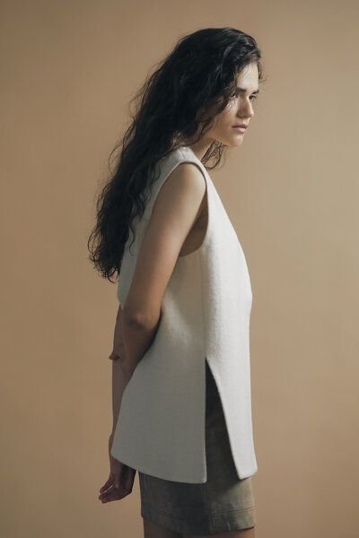 IVA RYCH Weste aus Wolle I Deadstock