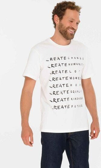 ThokkThokk Herren Print T-Shirt CREATE aus Biobaumwolle