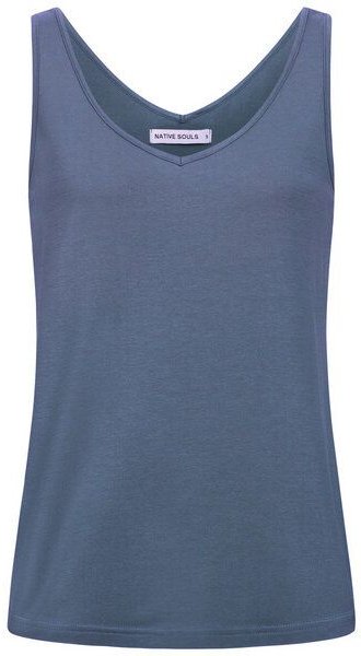NATIVE SOULS Lyocell Damen V-Neck Top