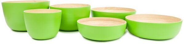 El Puente Flache Schale aus Bambus