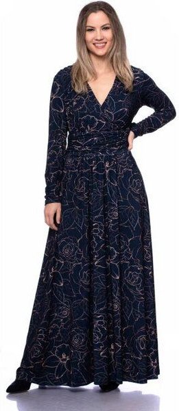 Thumbnail - Ingoria PANDORA Maxikleid Langarm (Print)