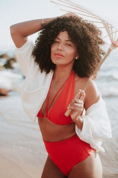 Anekdot Bikini Top Versatile Geranium