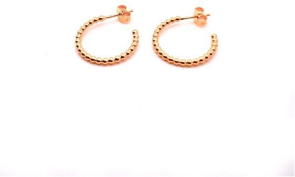 MOANINA Ohrringe Hoops Chia - 925 Silber/18k Gold Vermeil