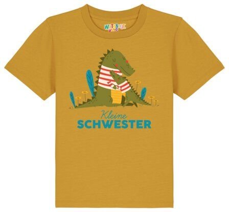 watabout.kids T-Shirt Kinder Krokodil Kleine Schwester
