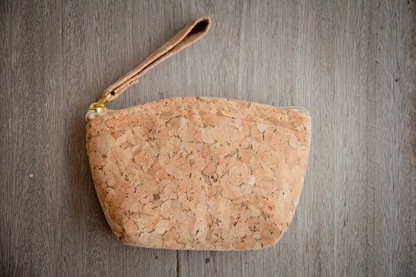 BY COPALA Täschen aus recyceltem Kork, Etui, Mini-Portemonnaie, wasserabweisend