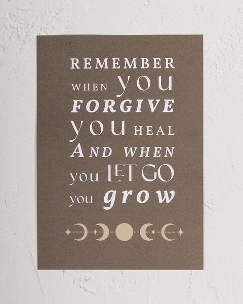 Oh Shanti Postkarte ''Healing''