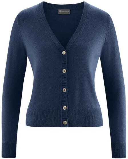 Thumbnail - Hempage Damen Strickjacke kurz Hanf/Bio-Baumwolle