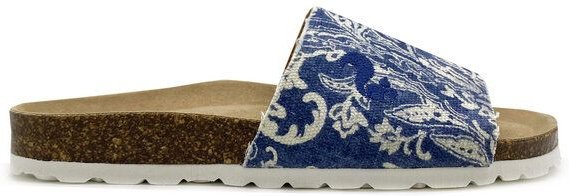 Veganer Rec Denim Pool Slide "thies ® PET" aus recyceltem PES