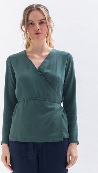 Studio Hertzberg Wickeltop WAAN-JA aus Tencel