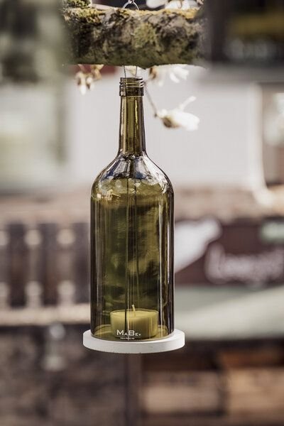 MaBe hängeWINDLICHT® aus der 1,5l Bordeauxform