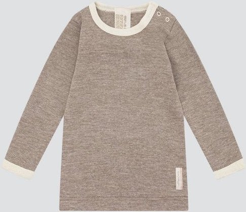 comazo|earth Baby Shirt langarm aus Wolle-Seide Mix | GOTS zertifiziert