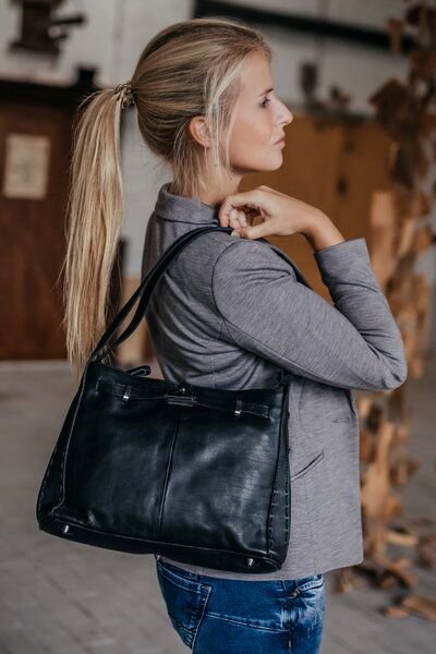 manbefair HANDTASCHE AUDREY Leder