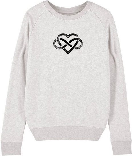Human Family Bio Damen Rundhals Sweatshirt "Feel - Endless Love" - in 7 Farben