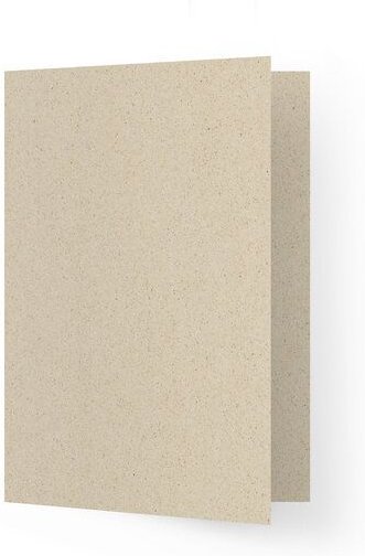 matabooks® A6 Grußkarte aus nachhaltigem Graspapier – (20 Stück)