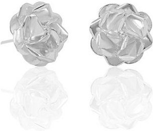 pakilia Silber Ohrstecker Rosenblüten Fair-Trade und handmade