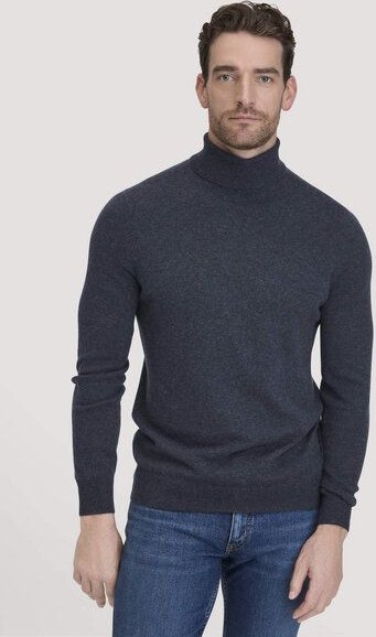 hessnatur Strick Rollkragen Pullover Regular aus Schurwolle mit Kaschmir