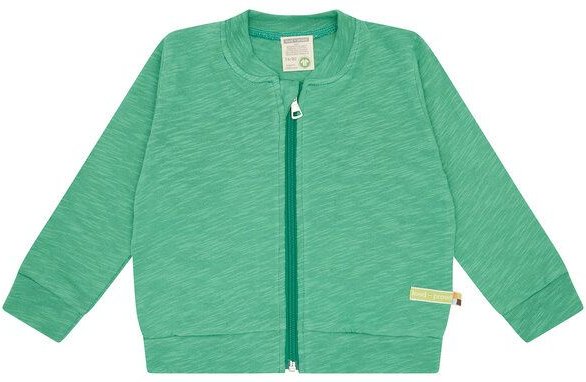 loud + proud Babys & Kinder Collegejacke Slub Jersey, GOTS zertifiziert