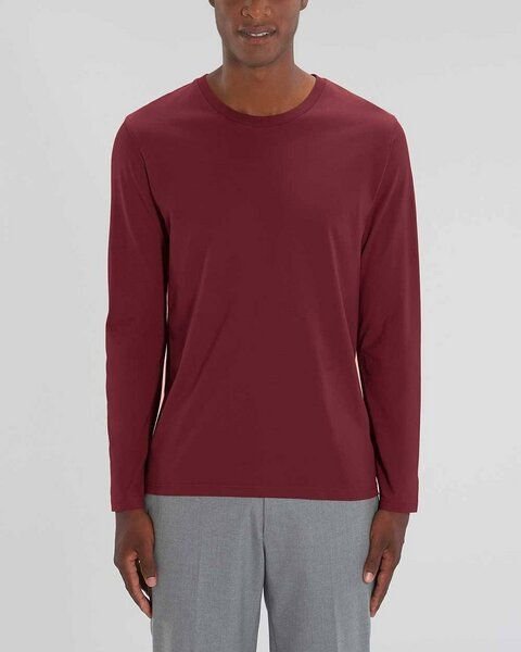 YTWOO Herren Langarmshirt, Longsleeve aus Bio-Baumwolle, nachhaltig