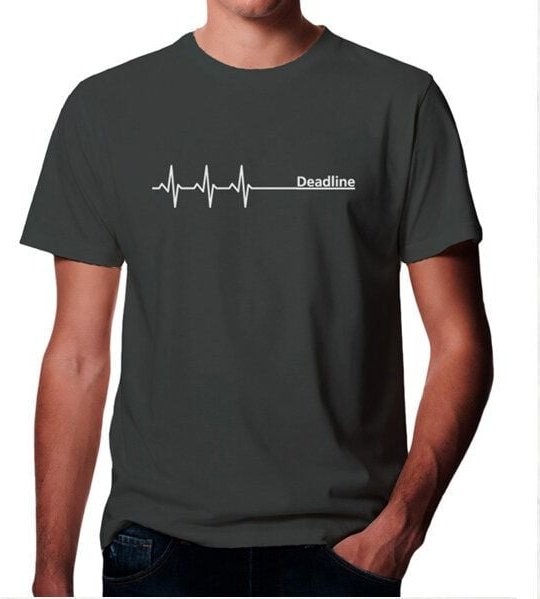 Picopoc Deadline ;) / Grau / T-Shirt