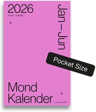 Candrakala Mondkalender 2026 Pocket 1. Halbjahr
