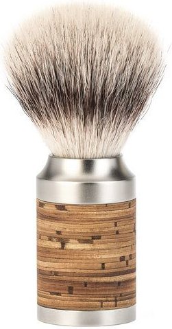 sagaan Rasierpinsel mit Griff aus Birkenrinde – Naturfaser