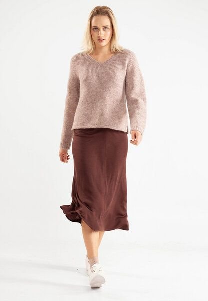 Alma & Lovis Midi-Rock aus Tencel und Wolle | Wool-Ten Rock